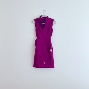 Magenta sleeveless dress